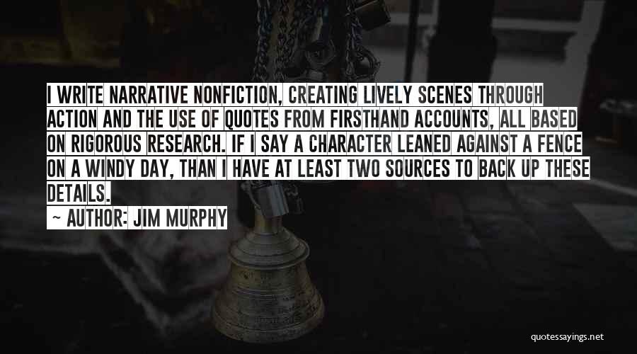 Action Quotes By Jim Murphy