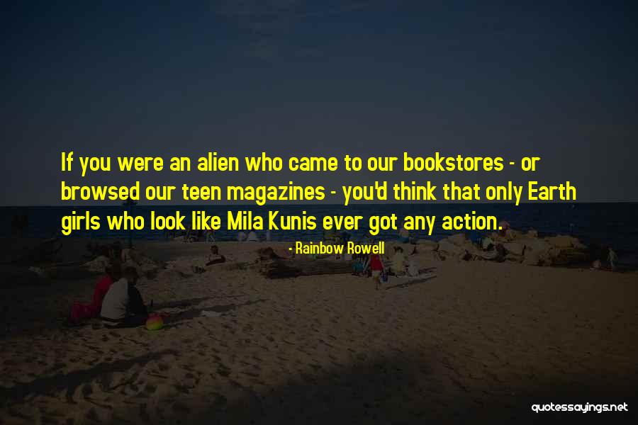 Action With Girls Quotes By Rainbow Rowell Action With Girls Quotes By Rainbow Rowell