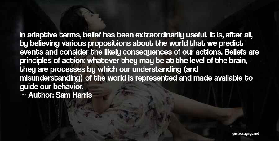 Actions And Consequences Quotes By Sam Harris