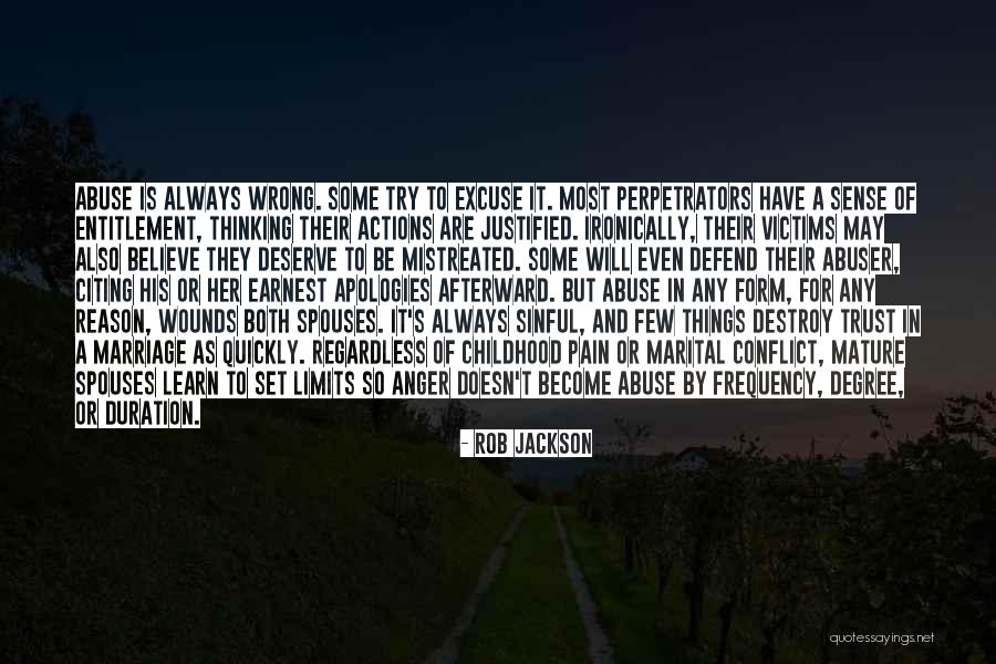 Actions And Trust Quotes By Rob Jackson Actions And Trust Quotes By Rob Jackson