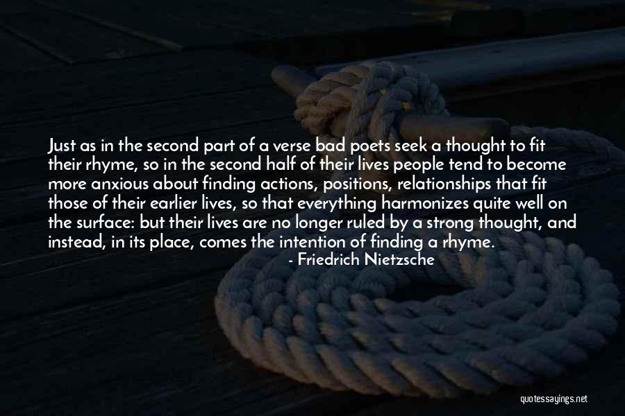 Actions In Relationships Quotes By Friedrich Nietzsche