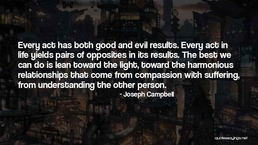 Actions In Relationships Quotes By Joseph Campbell