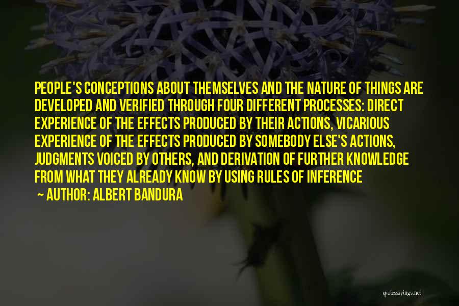 Actions Of Others Quotes By Albert Bandura
