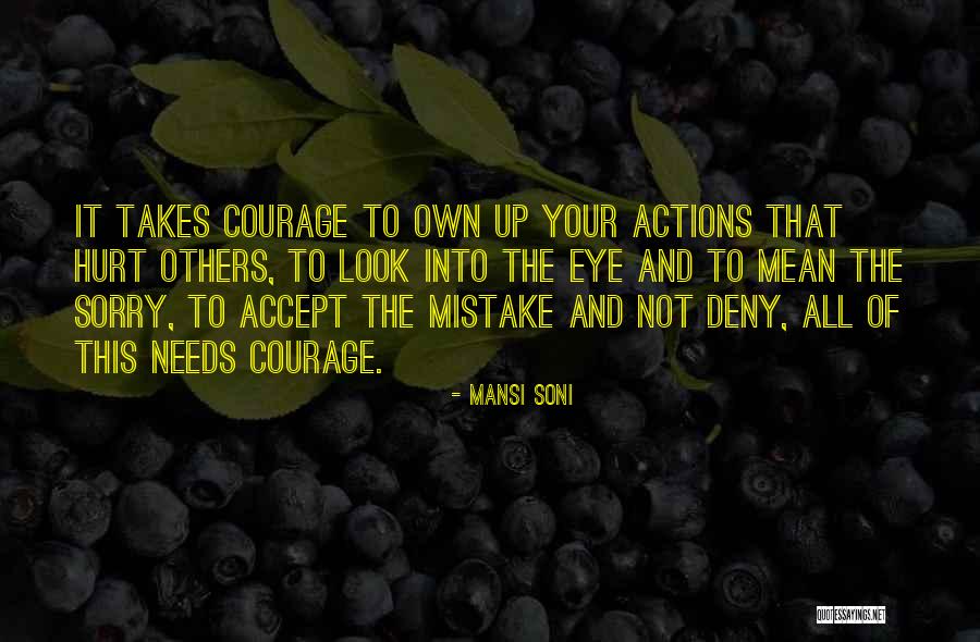 Actions Of Others Quotes By Mansi Soni