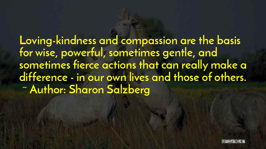 Actions Of Others Quotes By Sharon Salzberg