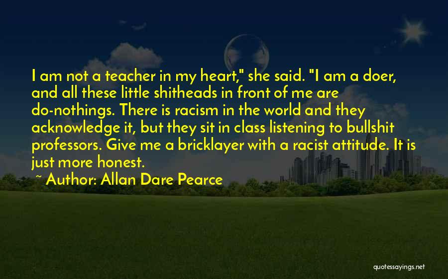 Actions Over Words Quotes By Allan Dare Pearce