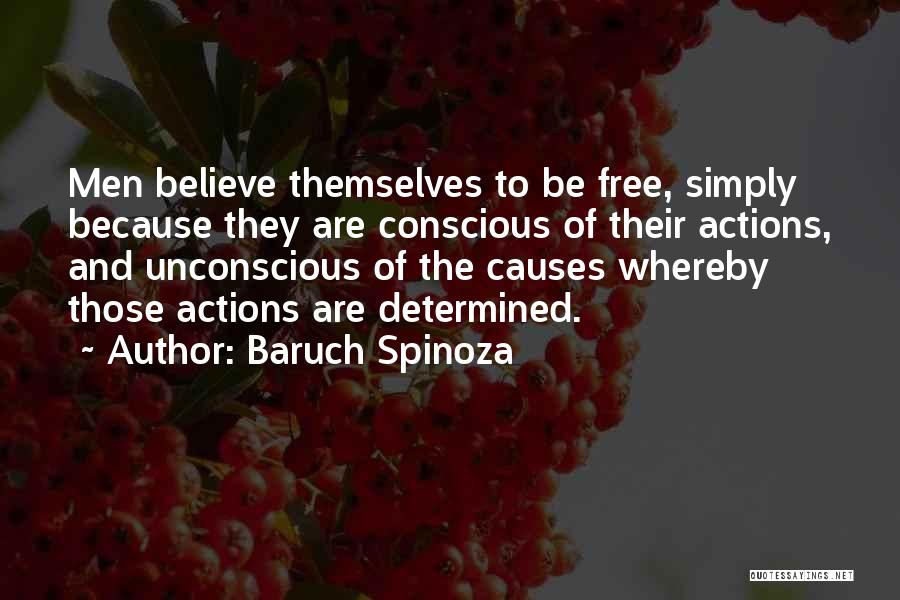 Actions Quotes By Baruch Spinoza