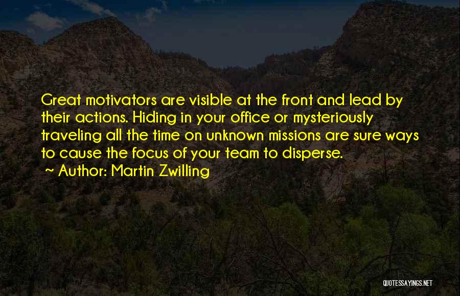 Actions Quotes By Martin Zwilling