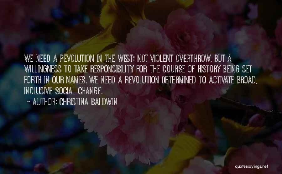 Activate Change Quotes By Christina Baldwin