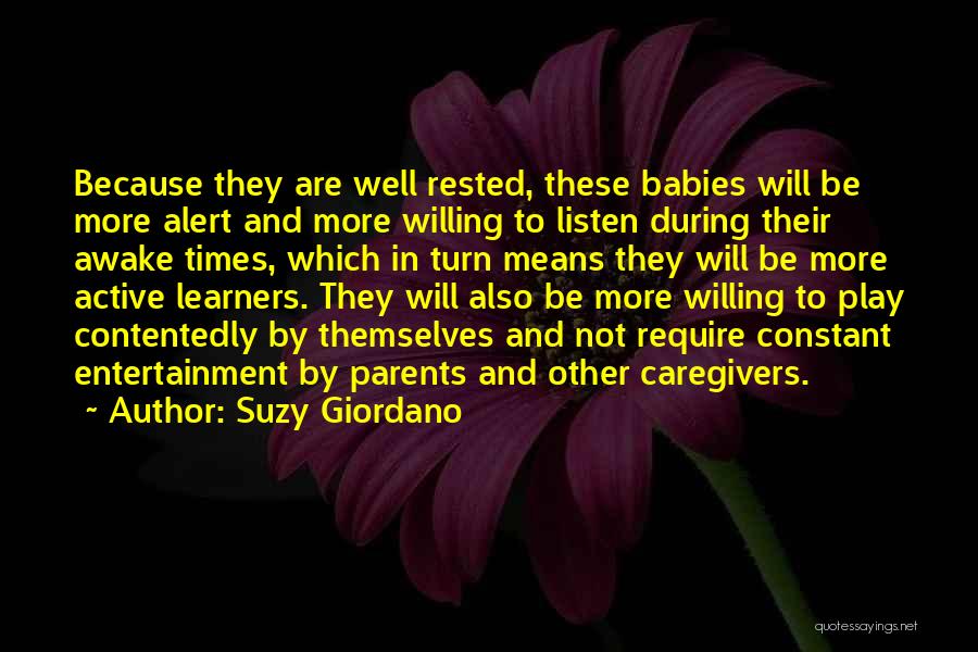 Active Learners Quotes By Suzy Giordano