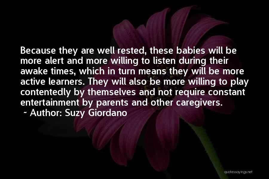 Active Play Quotes By Suzy Giordano