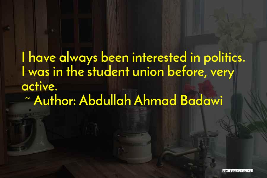 Active Quotes By Abdullah Ahmad Badawi