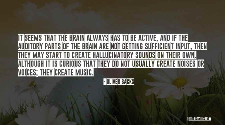 Active Voice Quotes By Oliver Sacks