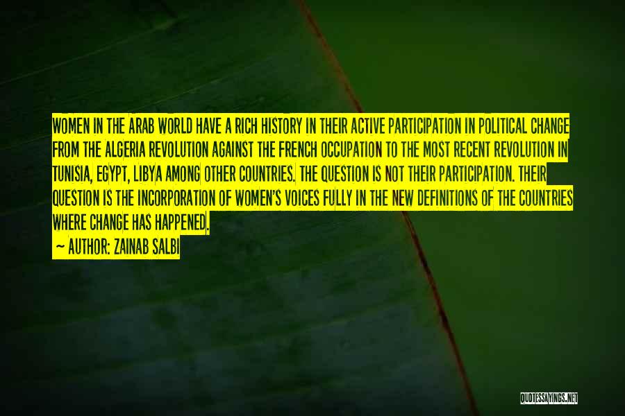 Active Voice Quotes By Zainab Salbi