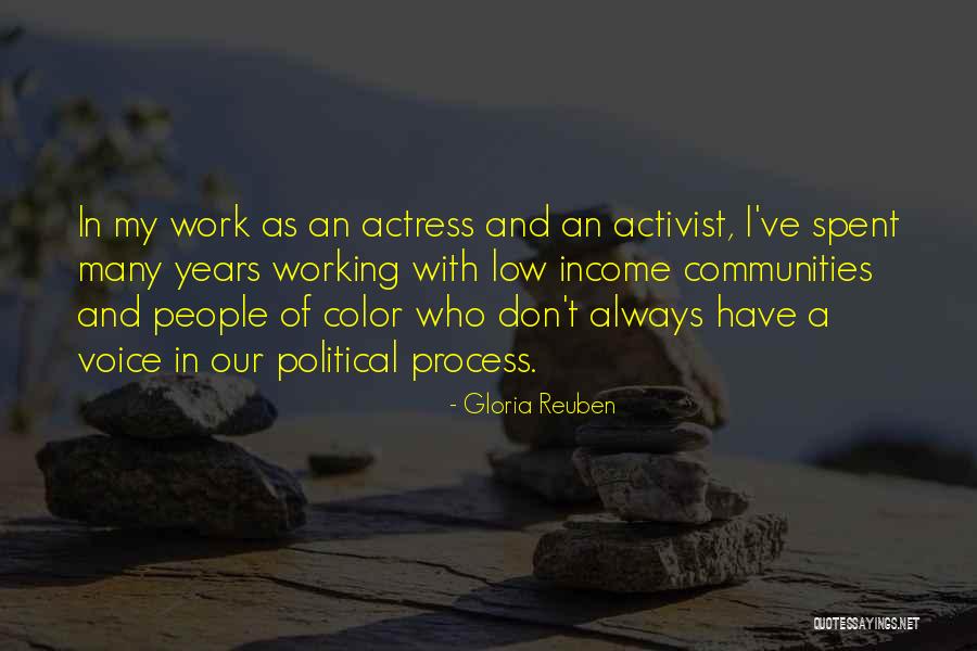 Activist Quotes By Gloria Reuben Activist Quotes By Gloria Reuben