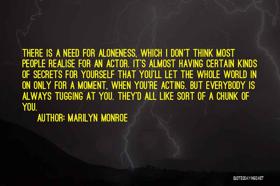 Actor Quotes By Marilyn Monroe