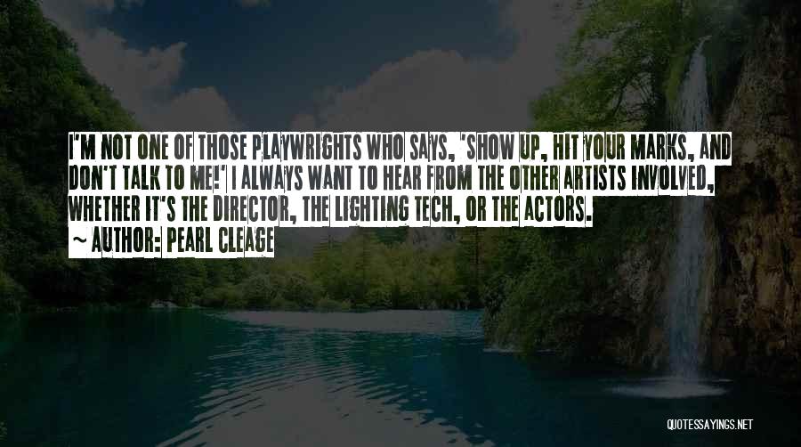 Actors Quotes By Pearl Cleage