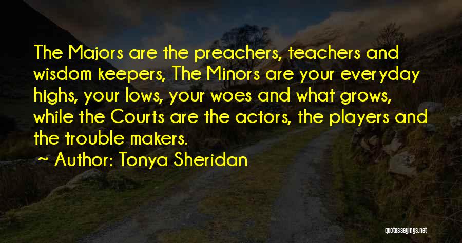 Actors Wisdom Quotes By Tonya Sheridan