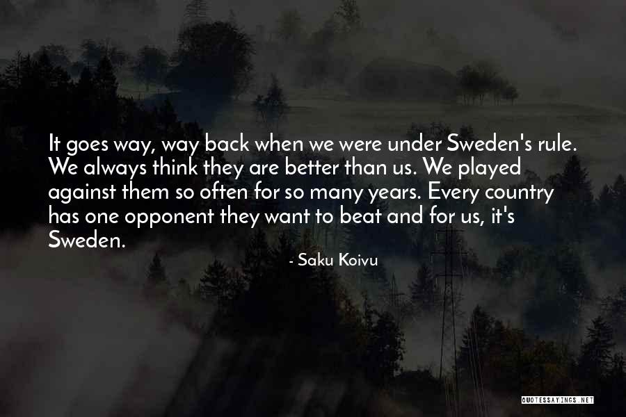 Acumen Synonym Quotes By Saku Koivu Acumen Synonym Quotes By Saku Koivu