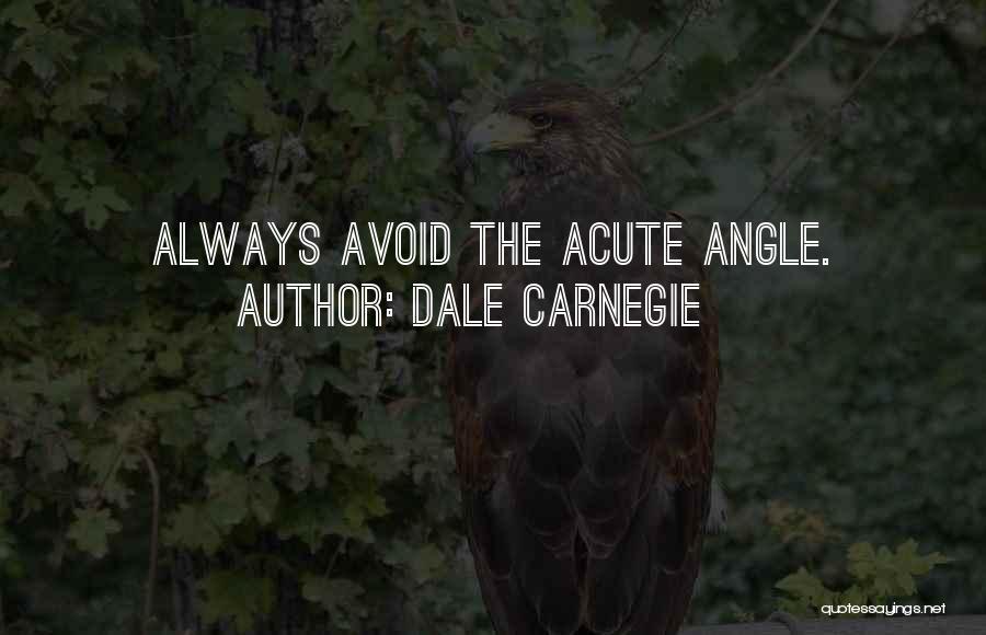 Acute Angle Quotes By Dale Carnegie
