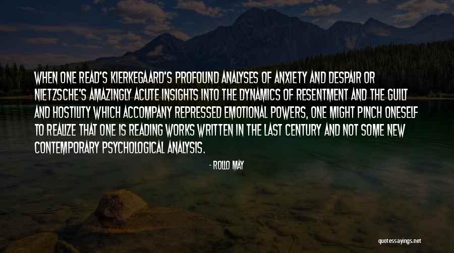 Acute Anxiety Quotes By Rollo May Acute Anxiety Quotes By Rollo May