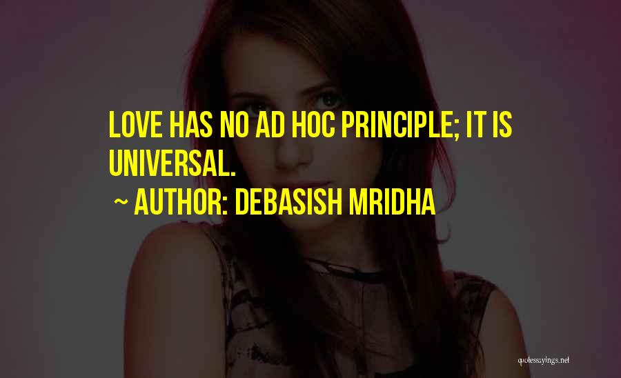 Ad Hoc Quotes By Debasish Mridha