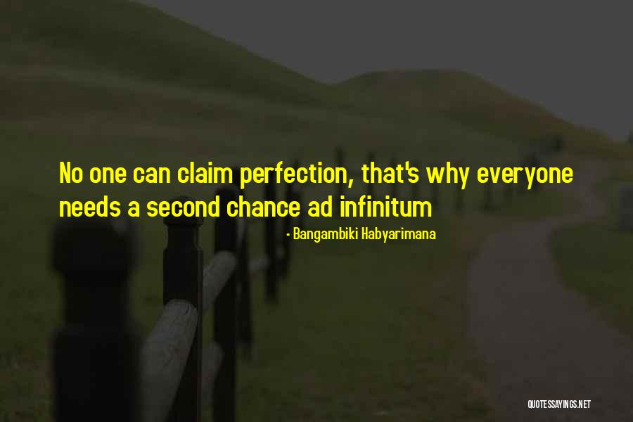 Ad Infinitum Quotes By Bangambiki Habyarimana