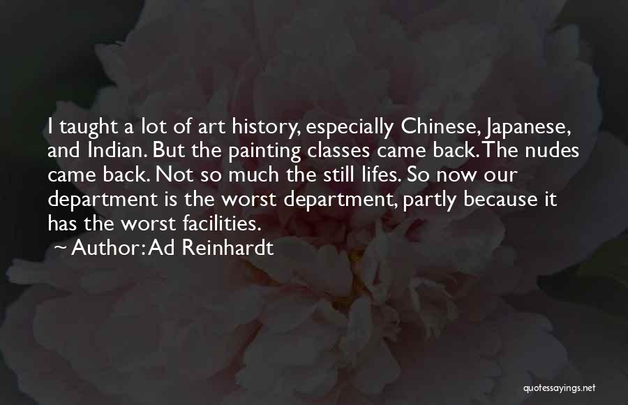 Ad Reinhardt Quotes 378145