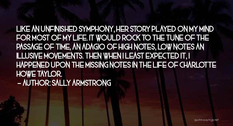 Adagio Quotes By Sally Armstrong