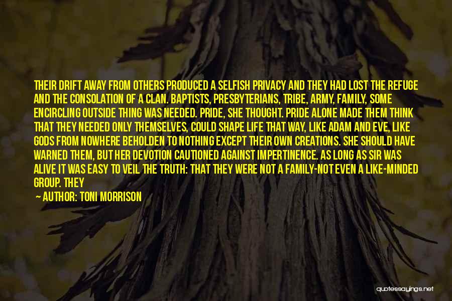 Adam And Eve Quotes By Toni Morrison