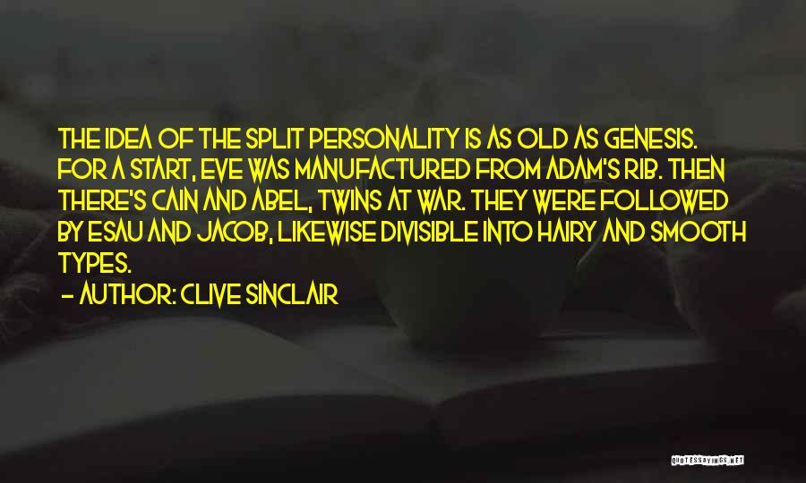 Adam And Eve Rib Quotes By Clive Sinclair