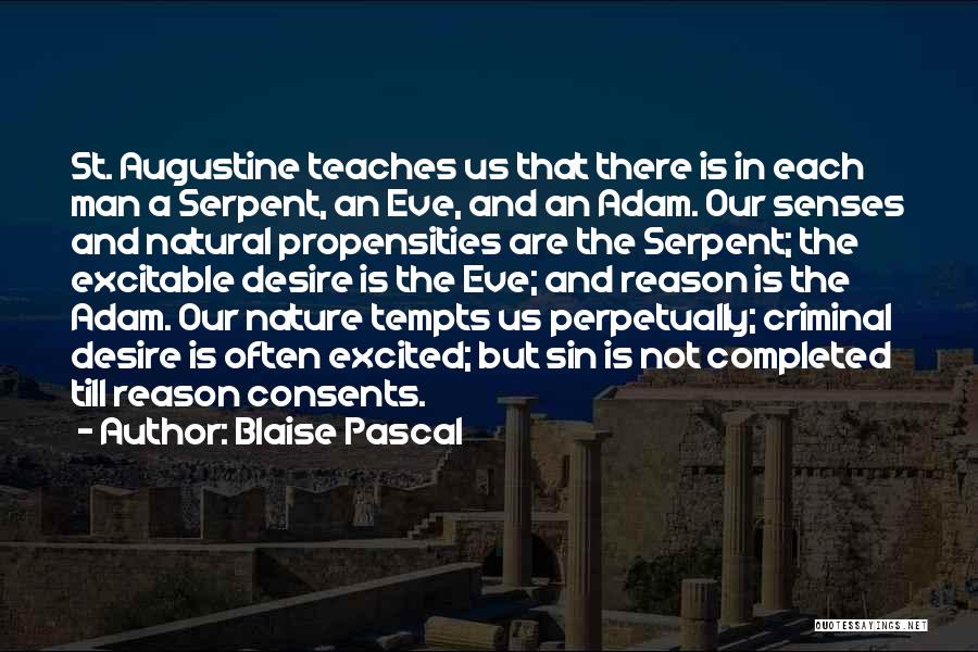 Adam And Eve Sin Quotes By Blaise Pascal