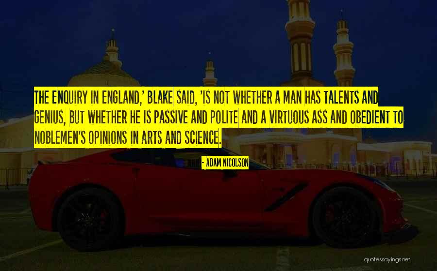 Adam Blake Quotes By Adam Nicolson Adam Blake Quotes By Adam Nicolson