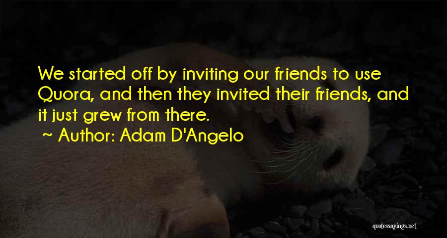 Adam D'Angelo Quotes 737875