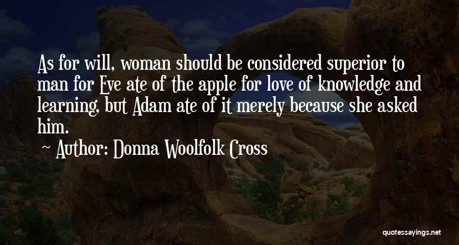 Adam Eve Apple Quotes By Donna Woolfolk Cross
