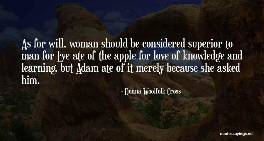 Adam Eve Apple Quotes By Donna Woolfolk Cross