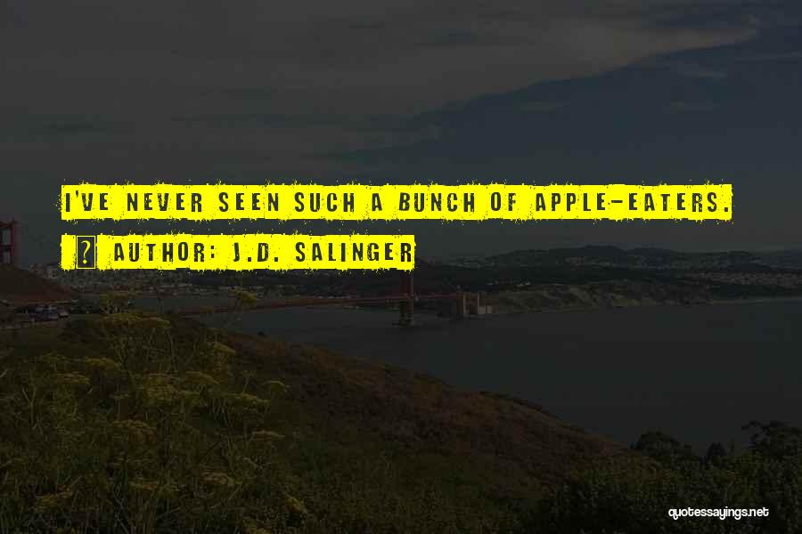 Adam Eve Apple Quotes By J.D. Salinger