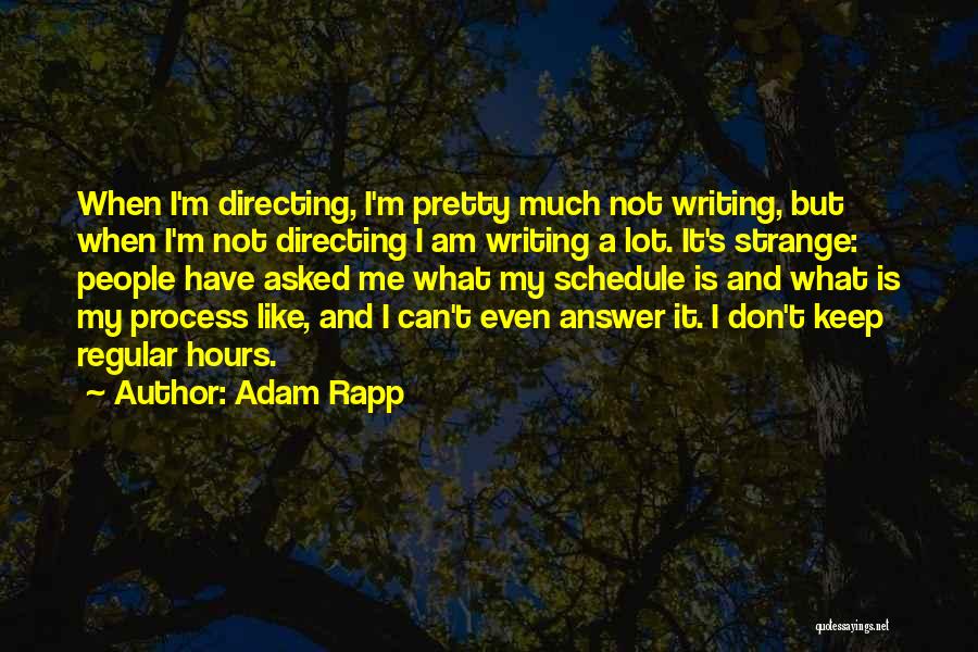 Adam Rapp Quotes 483463