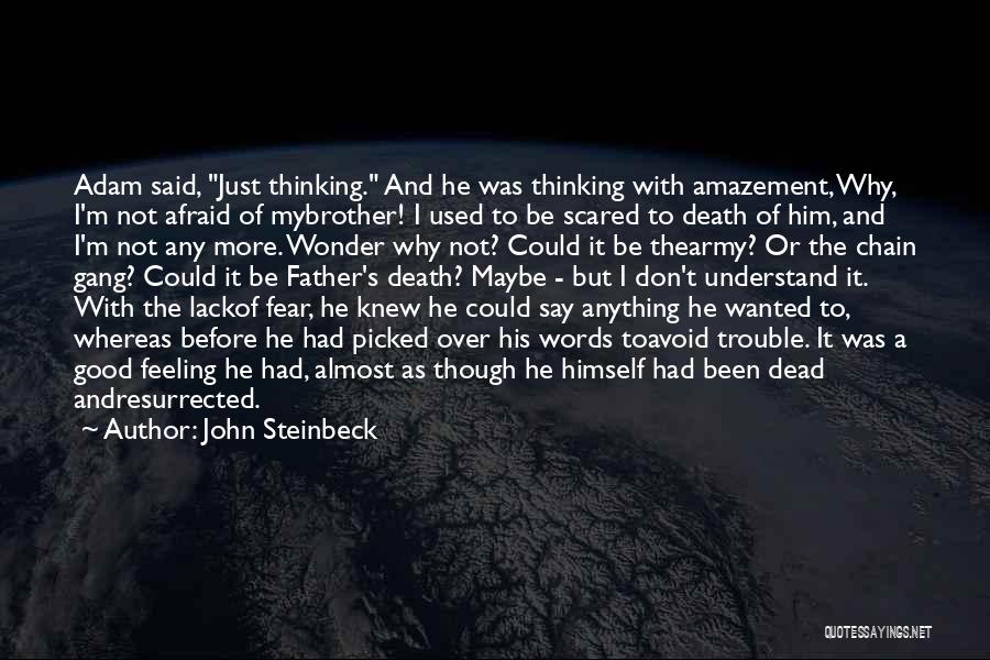 Adam Resurrected Quotes By John Steinbeck