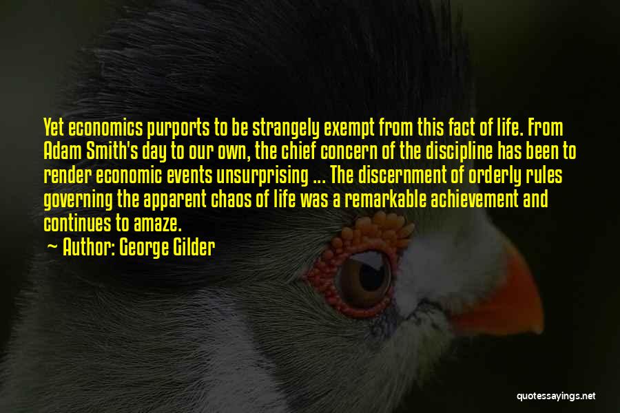 Adam Smith Economic Quotes By George Gilder