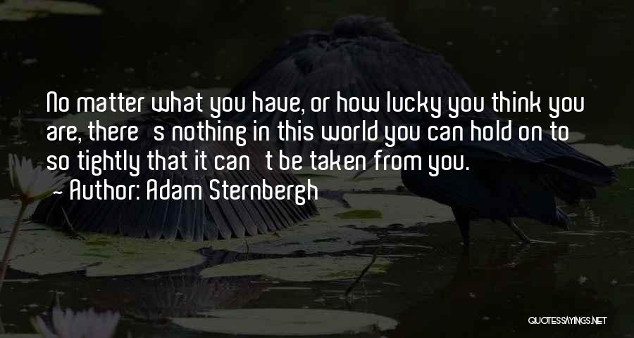 Adam Sternbergh Quotes 796554