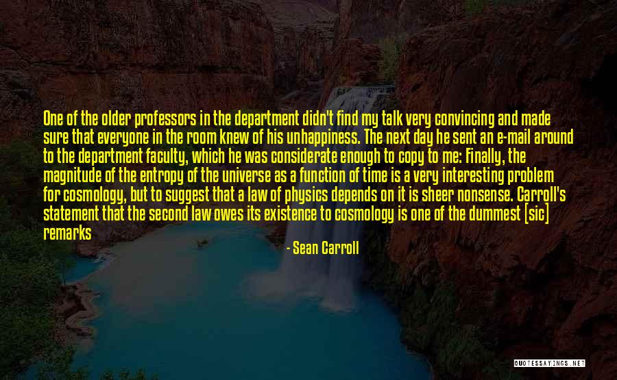 Adamant Quotes By Sean Carroll