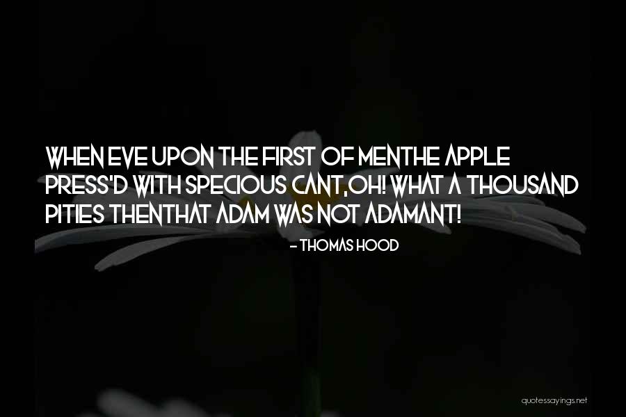 Adamant Quotes By Thomas Hood