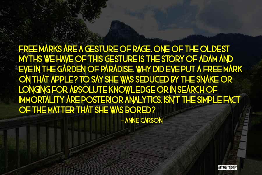 Adam's Apple Quotes By Anne Carson Adam's Apple Quotes By Anne Carson