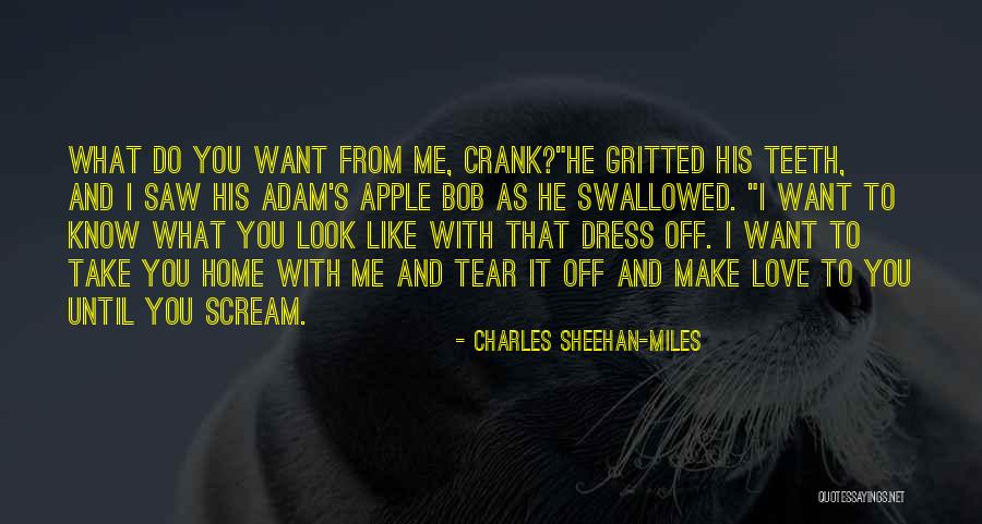Adam's Apple Quotes By Charles Sheehan-Miles Adam's Apple Quotes By Charles Sheehan-Miles