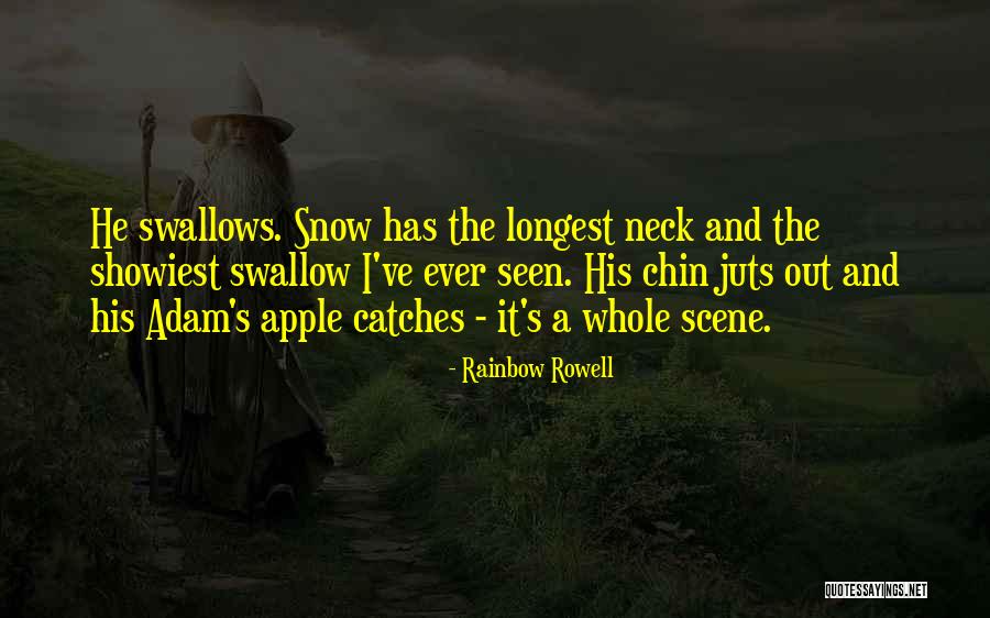 Adam's Apple Quotes By Rainbow Rowell Adam's Apple Quotes By Rainbow Rowell