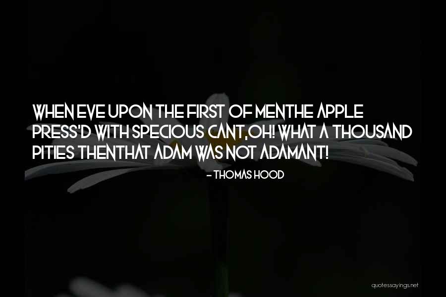 Adam's Apple Quotes By Thomas Hood Adam's Apple Quotes By Thomas Hood