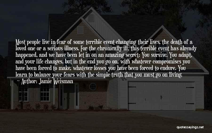 Adapt And Survive Quotes By Jamie Weisman