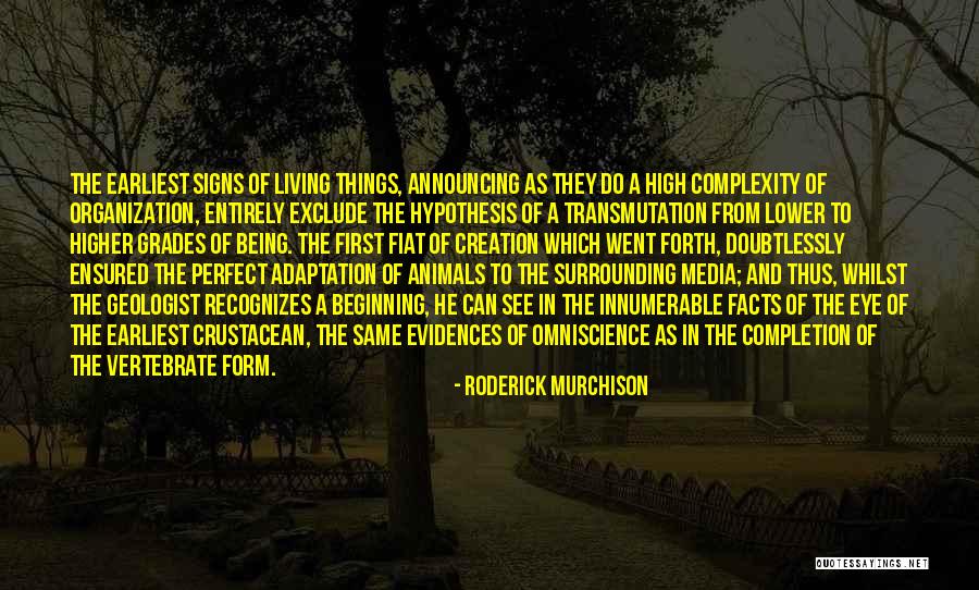 Adaptation Quotes By Roderick Murchison