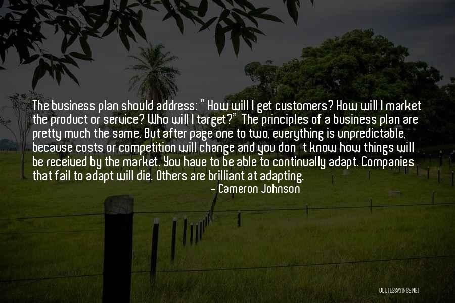 Adapting In Business Quotes By Cameron Johnson Adapting In Business Quotes By Cameron Johnson
